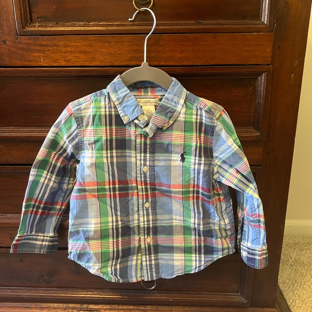 Polo button down, 24mo